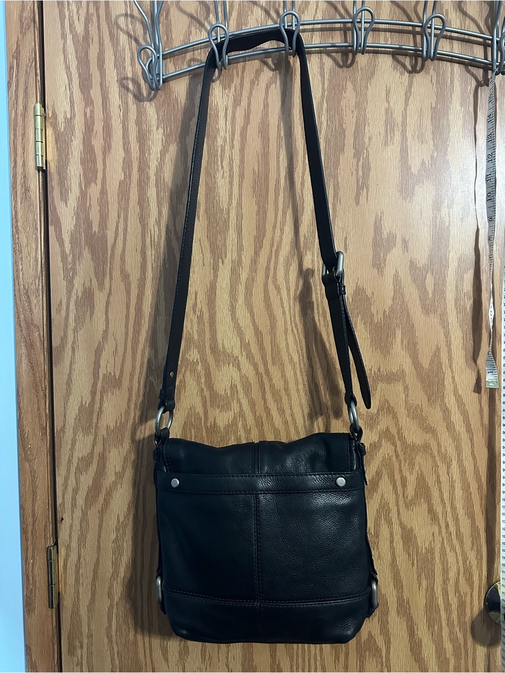 Black Fossil Long Live Vintage Conditioned Leather Bag 2014 Re Release - Picture 3 of 8